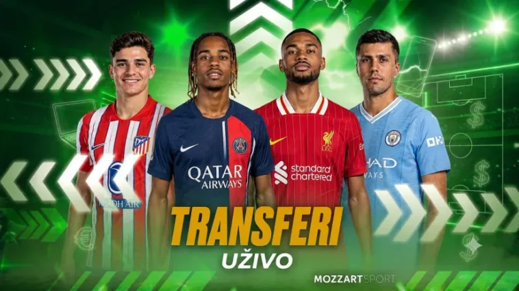 TRANSFERI (petak, 14. avgust) | Mozzart Sport TRANSFERI (petak, 14. avgust) | Mozzart Sport
