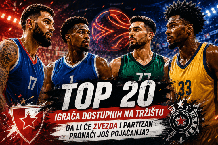 Top 20 igrača dostupnih na tržištu Evrolige! Da li Zvezda i Partizan ovde traže pojačanja? Top 20 igrača dostupnih na tržištu Evrolige! Da li Zvezda i Partizan ovde traže pojačanja?